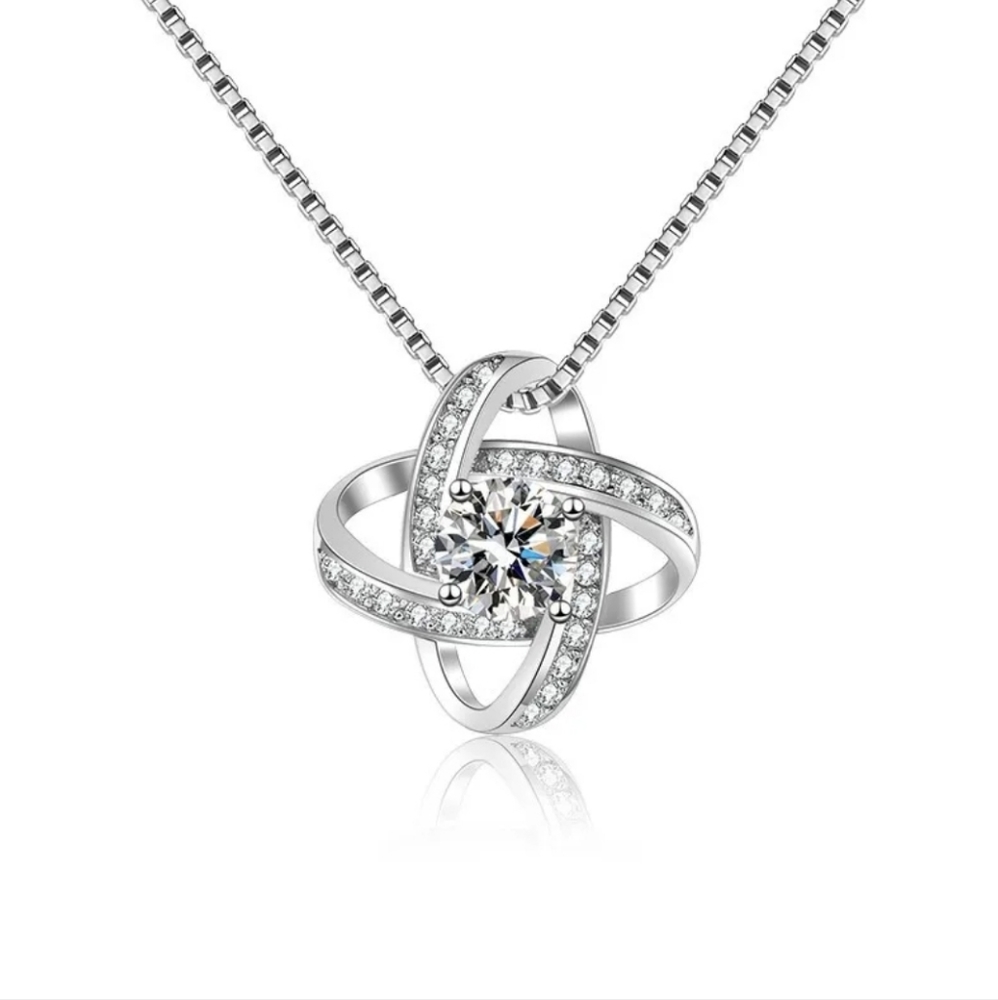 Lucky Clover Moissanite Necklace
